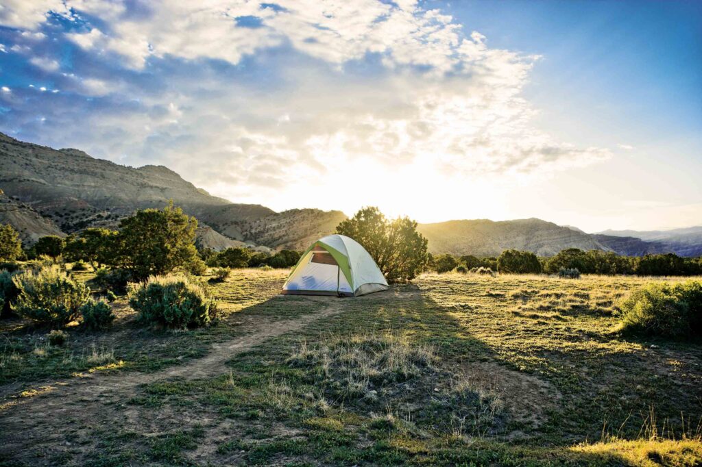 Camping During a Fruita Sunset