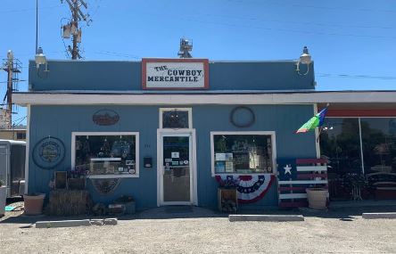 The front of Cowboy Mercantile in Fruita, Colorado.