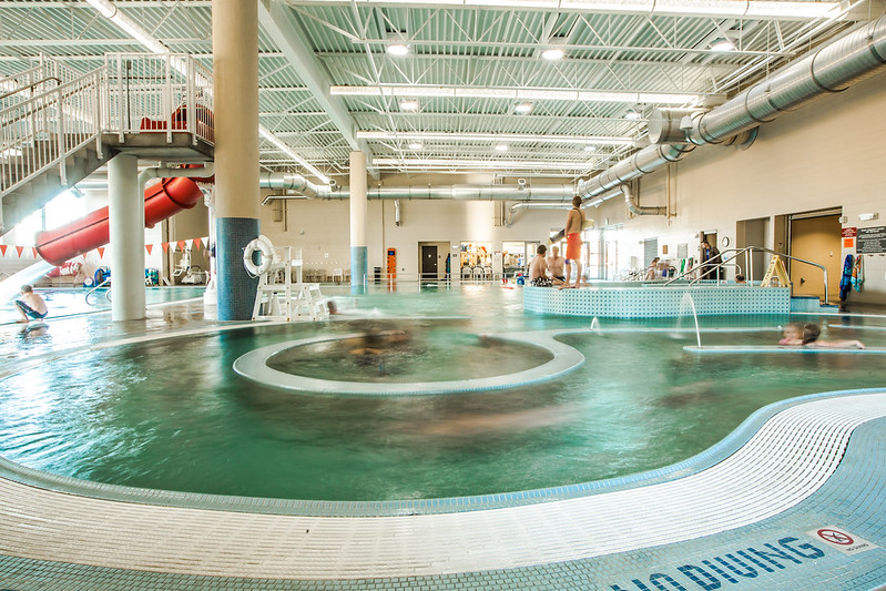 The lazy river at the Fruita Community Center.