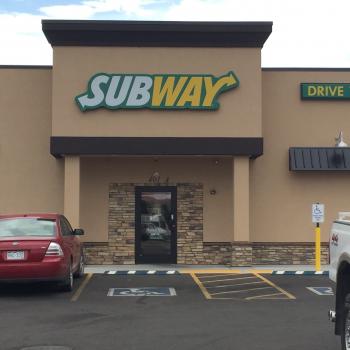 The outside of Subway in Fruita.