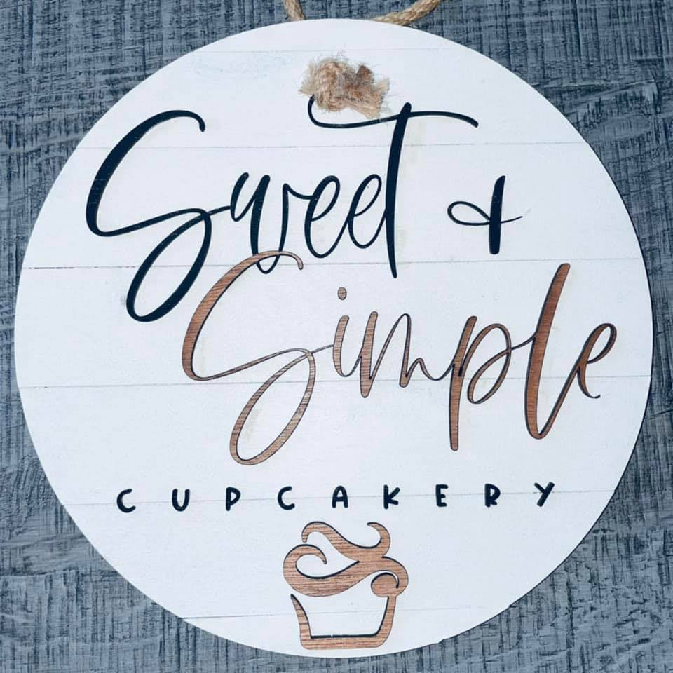 Sweet & Simple Cupcakery Logo in Fruita, CO