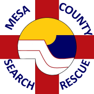 The Mesa County Search and Rescue logo.